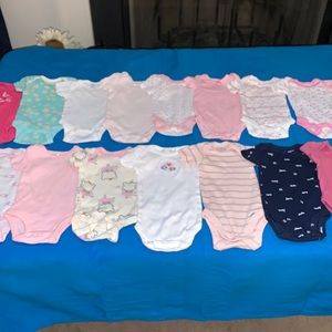 Girls Bundle NEWBORN, #17 pc Set, Various Brands, Gently Used, Great Condition